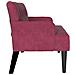 Panca Chesterfield Rosso Vino 112 x 65.5 x 75 cm Velluto - Foto miniatura 5