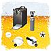 Set Completo Spillatore Birra  Dispenser Birra  Macchina Per Birra - Stream 80 2-linee  90 Litri/h - Dry Cooler  Keg  Type M  Keg 2  Type G - Foto miniatura 1