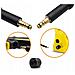 Tubo Alta Pressione 10m Click-click Compatibile Con Idropulitrice Kärcher K2-k7 + Lancia Turbodisca Metallica - Resistente E Flessibile, 180 Bar, 60°c - Foto miniatura 5