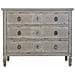 Cassettiera In Legno Con 3 Cassetti Grigio 102x46x80h Cm - Foto miniatura 2