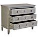 Cassettiera In Legno Con 3 Cassetti Grigio 102x46x80h Cm - Foto miniatura 5