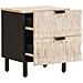 Armadio da Notte con cassetto 2 pcs Bianco 40 x 33 x 46 cm - Foto miniatura 4