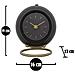 Orologio Da Tavolo Vkh295-nero-metallo-16x13x19 Cm - Foto miniatura 5