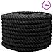 Corda Nero 2,4 x 2,4 x 2500 cm Cotone - Foto miniatura 2