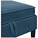 Pouf con Storage Blu Velluto - Foto miniatura 7