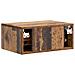 Mobiletto da notte a muro 2 pcs Legno antico 49 x 34,5 x 20 cm - Foto miniatura 7