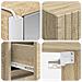 Set di mobili per il bagno 4 pcs Rovere Sonoma - Foto miniatura 4