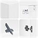 Armadio da bagno a muro ARNHEM Bianco 30 x 31 x 59 cm - Foto miniatura 7