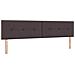 Letto box spring con materasso Marrone Scuro 200 x 200 cm - Foto miniatura 5
