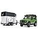 Land Rover Defender Station Wagon con Rimorchio Trasporto con 1 Cavallo 02592 - Foto miniatura 2