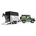 Land Rover Defender Station Wagon con Rimorchio Trasporto con 1 Cavallo 02592 - Foto miniatura 1