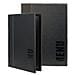 porta menu' a4-24x34cm nero trendy con 1 inserto doppio - Foto miniatura 1