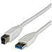 Cavo Usb 3.0 A-b M / M 1.8m - Beige - Foto miniatura 1