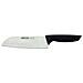 Serie Niza - Coltello Santoku Coltello Giapponese - Lama Acciaio Inossidabile Nitrum 180 Mm - Manico Polipropilene Colore Nero - Foto miniatura 1