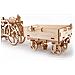 Puzzle in Legno 3D - Rimorchio del Trattore - 68 Pezzi - Foto miniatura 3