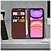 Custodia Apple Iphone 11pelle Portafoglio Funzione Stand - Marrone - Foto miniatura 3