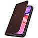 Custodia Apple Iphone 11pelle Portafoglio Funzione Stand - Marrone - Foto miniatura 5