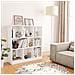 Libreria Bianca 97,5x29,5x100 cm in Legno Multistrato - Foto miniatura 1