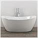 Vasca Da Bagno Freestanding Ovale In Acrilico Colore Bianco Lucido *** Misure : L170xh68xp80 - Foto miniatura 3