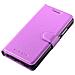 Custodia Compatibile Con Huawei P9 In Violetta Ametista - Coperchio Protettiva Con Chiusura Magnetica, Funzione Stand E Tasca Per Le Carte - Foto miniatura 4