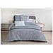 Luxor Set Piumone - 1 Copripiumino 220 X 240 Cm + 2 Federe 65 X 65 Cm - Blu E Bianco - Foto miniatura 2