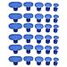 30pcs Colla Tirando Rimozione Tabs Car Body Dent Tirare Tabs Paintless Dent Strumenti Di Riparazione Colla Puller Tabs Set Blu - Foto miniatura 1