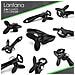 2 In 1 Di Sicurezza Bordo Liscio Tin Can Opener Bottle Opener - Nero Acciaio Inossidabile - Foto miniatura 4