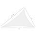 Parasole a Vela Oxford Triangolare 4x5x6,4 m Bianco - Foto miniatura 3