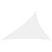 Parasole a Vela Oxford Triangolare 4x5x6,4 m Bianco - Foto miniatura 1