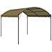Gazebo 4x3x2,6 m Grigio Talpa 180 g / m² - Foto miniatura 1