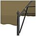 Gazebo 4x3x2,6 m Grigio Talpa 180 g / m² - Foto miniatura 3