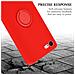 Custodia Compatibile Con Apple Iphone 7 / 7s / 8 / Se 2020 In Liquid Rosso - Coperchio Protettivo In Silicone Tpu Flessibile Con Anello - Foto miniatura 8