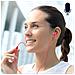 Auricolari Jack 3,5 Mm, Telecomando Microfono, Cavo 1,2 M Sport Rosso - Foto miniatura 2