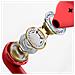 Auricolari Jack 3,5 Mm, Telecomando Microfono, Cavo 1,2 M Sport Rosso - Foto miniatura 5