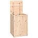 Contenitore Per Bucato 44x44x66 Cm Legno Massello Pino - Foto miniatura 2