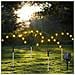 Luci Firefly Ad Energia Solare 10 Led Confezione Da 4 Bianco Caldo - Foto miniatura 2