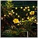 Luci Firefly Ad Energia Solare 10 Led Confezione Da 4 Bianco Caldo - Foto miniatura 5