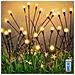 Luci Firefly Ad Energia Solare 10 Led Confezione Da 4 Bianco Caldo - Foto miniatura 9