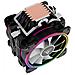 Dissipatore Processore Cpu Gaming Cooler Rgb Colorato 1700 1200 115x 1156 1851 - Foto miniatura 3