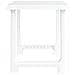 Tavolo Da Campeggio Bianco 79x56x64cm In Pp Aspetto In Legno - Foto miniatura 2