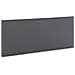 Testiera Aura Rivestita In Tessuto Grigio Scuro 140x60 Cm - Foto miniatura 1