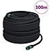 Tubo di Irrigazione da Giardino Nero 0,6"" 100 m in Gomma - Foto miniatura 1