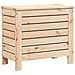 Poggiapiedi da Giardino 62x31,5x52 cm Legno Massello di Pino - Foto miniatura 2