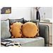 Set Di 2 Cuscini Madia Cotone 45 X 45 Cm Arancione Tinta Unita - Foto miniatura 8