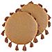 Set Di 2 Cuscini Madia Cotone 45 X 45 Cm Arancione Tinta Unita - Foto miniatura 9