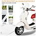 Moto Elettrica per Bambini con Licenza Ufficiale Vespa, 2 Rotelle, Luci e Suoni, 108x49x75 cm, Bianca - Foto miniatura 6