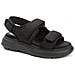 Black Casual Open Sandals Sandali Tessile Scarpe Donna Nero Eu 38, 837152/15-06 - Foto miniatura 1