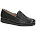 Black Casual Closed Loafers Mocassino Pelle Scarpe Donna Nero Eu 36, 9-24750-41-02b - Foto miniatura 1