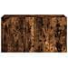Mobile TV a Parete con Luci LED Rovere Fumo 80x35x41 cm - Foto miniatura 6