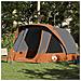 Tenda Familiare Cabina 6 Persone Grigia Arancione Impermeabile - Foto miniatura 1